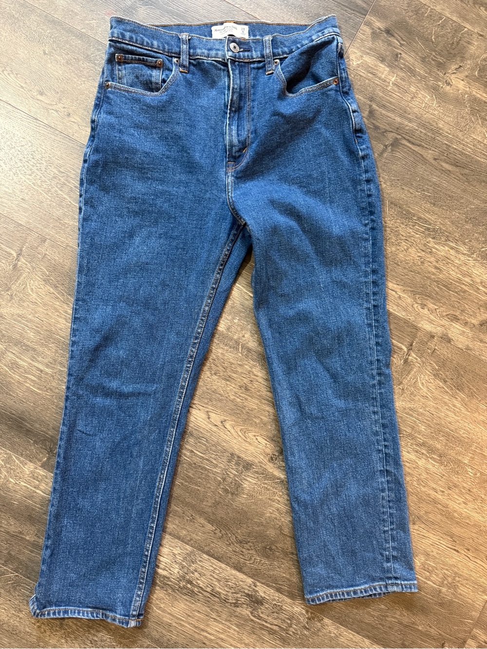 Abercrombie strait ankle, High-Rise Blue Women’s Jeans